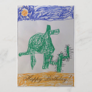 Tarjeta de cumpleaños para niños