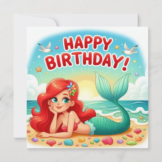 Tarjeta de cumpleaños para niños (Anverso)