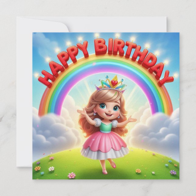 Tarjeta de cumpleaños para niños (Anverso)