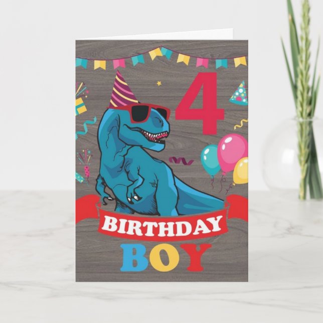 Tarjeta de cumpleaños para niños - Celebración de  (Anverso)