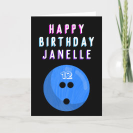 Tarjeta de cumpleaños para niños de 6 a 16 años co