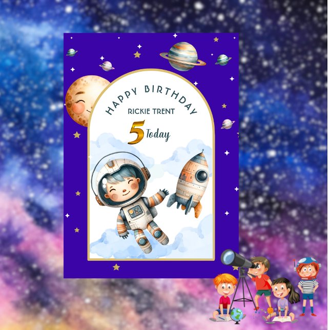 Tarjeta de cumpleaños para niños fuera de este mun (Subido por el creador)