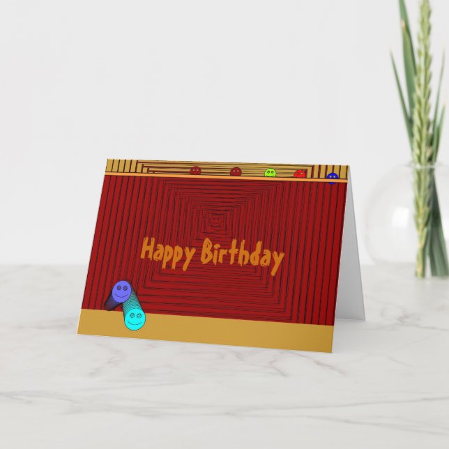 Tarjeta de cumpleaños para niños pequeños (Anverso)