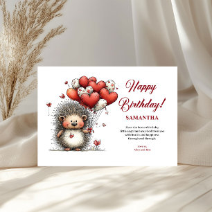 Tarjeta de Cumpleaños para Niños Personalizada Ani