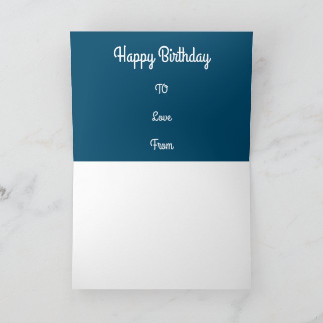 Tarjeta De Cumpleaños Para Niños Ricos Perdidos Y  (Interior)