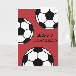 Tarjeta de cumpleaños para niños - Tema de deporte