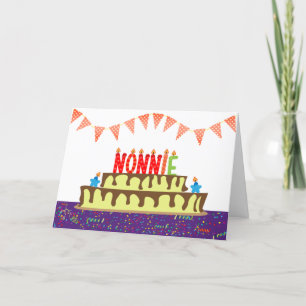 Tarjeta de cumpleaños para Nonnie
