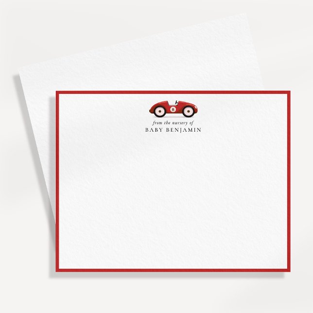 Tarjeta de Cumpleaños para Nursery de Auto Retro R (Subido por el creador)