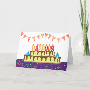 Tarjeta de cumpleaños para Pappoús