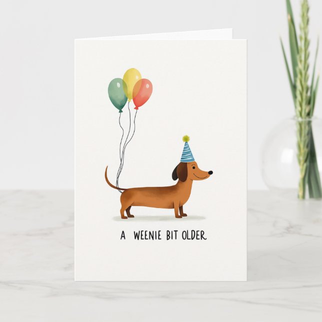 Tarjeta de cumpleaños para Party Pup (Anverso)