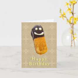 Tarjeta de cumpleaños para pastelería de chocolate