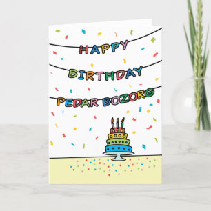 Tarjeta de cumpleaños para Pedar Bozorg