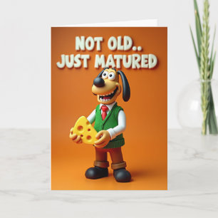 Tarjeta de cumpleaños para perro elegante