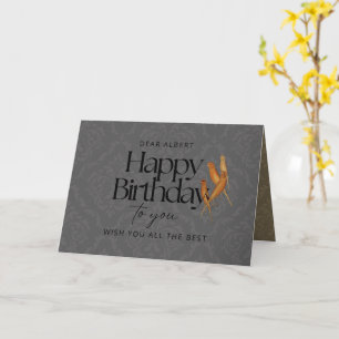 Tarjeta de cumpleaños para Personalizados de aves 