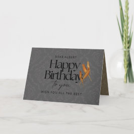 Tarjeta de cumpleaños para Personalizados de aves 