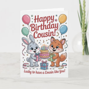 Tarjeta de Cumpleaños para Primo