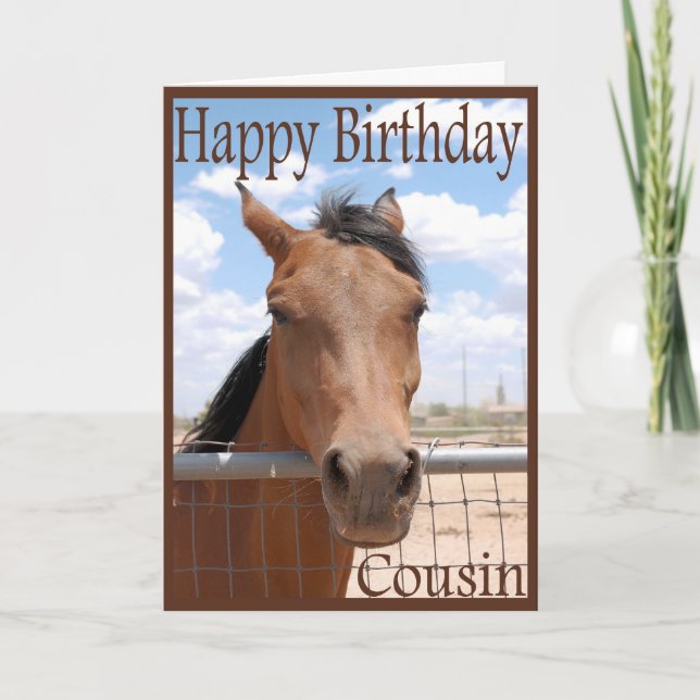 Tarjeta De Cumpleaños Para Primos (Anverso)