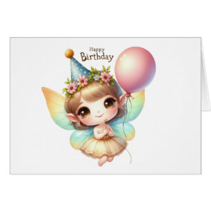 Tarjeta de cumpleaños para productos lácteos
