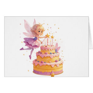 Tarjeta de cumpleaños para productos lácteos