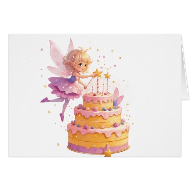 Tarjeta de cumpleaños para productos lácteos (Anverso (Horizontal))