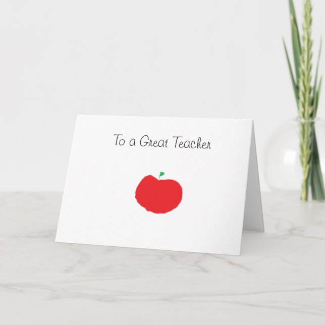 Tarjeta de cumpleaños para profesores (Anverso)