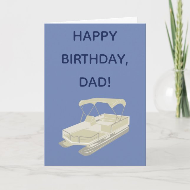 Tarjeta de cumpleaños para propietarios de botes d (Anverso)