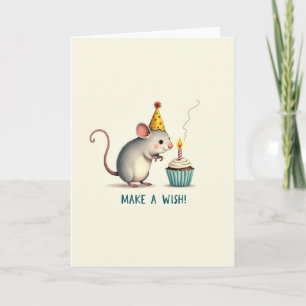 Tarjeta de Cumpleaños para Ratón