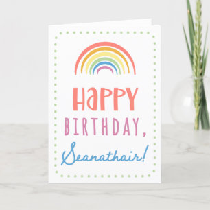 Tarjeta de cumpleaños para Seanathair