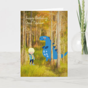 Tarjeta de cumpleaños para sobrino nieto