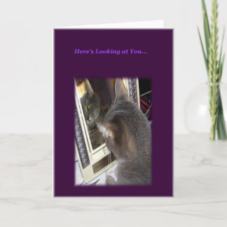 Tarjeta de cumpleaños para su gato