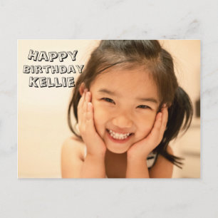 Tarjeta de cumpleaños para su hermosa foto especia