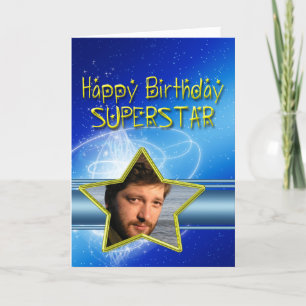 Tarjeta de cumpleaños para Superstar