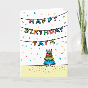 Tarjeta de cumpleaños para Tata