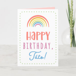 Tarjeta de cumpleaños para Táto