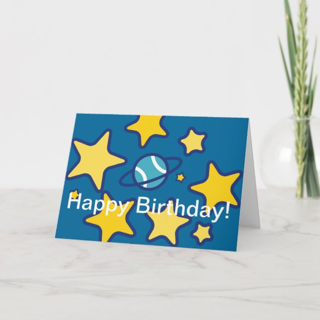 Tarjeta de cumpleaños para tenistas (Anverso)