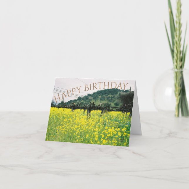 Tarjeta de cumpleaños para tía (Anverso)
