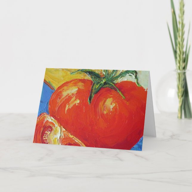 Tarjeta de cumpleaños para tomates (Anverso)