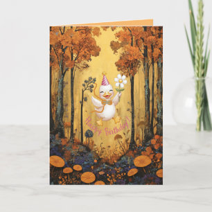 Tarjeta de cumpleaños para tu Pato Blanco