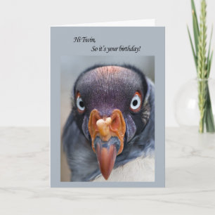 Tarjeta de cumpleaños para Twin