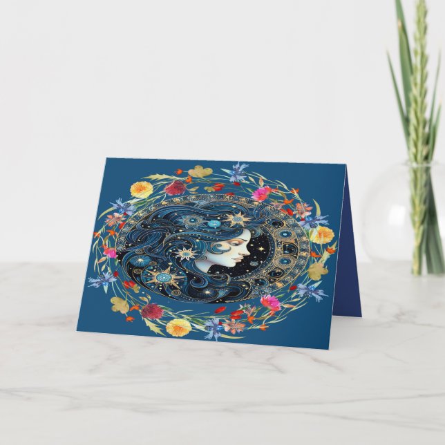 Tarjeta de cumpleaños para un acuario 1/20 a 2/18 (Anverso)