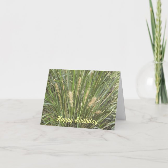 Tarjeta de cumpleaños para un amante de la natural (Anverso)