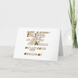 Tarjeta de cumpleaños para un amigo cristiano