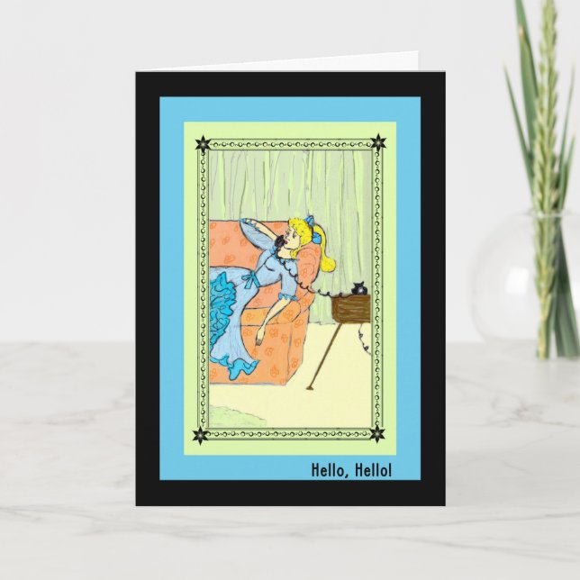 Tarjeta de cumpleaños para un cumpleaños de moda a (Anverso)