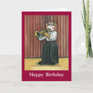 Tarjeta de cumpleaños para un músico