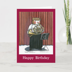 Tarjeta de cumpleaños para un músico
