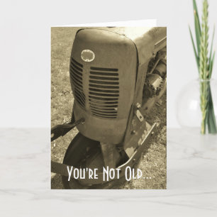 Tarjeta de cumpleaños para un temporizador de edad