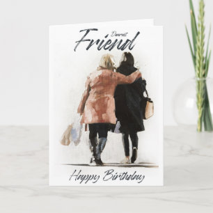 Tarjeta de cumpleaños para una amiga