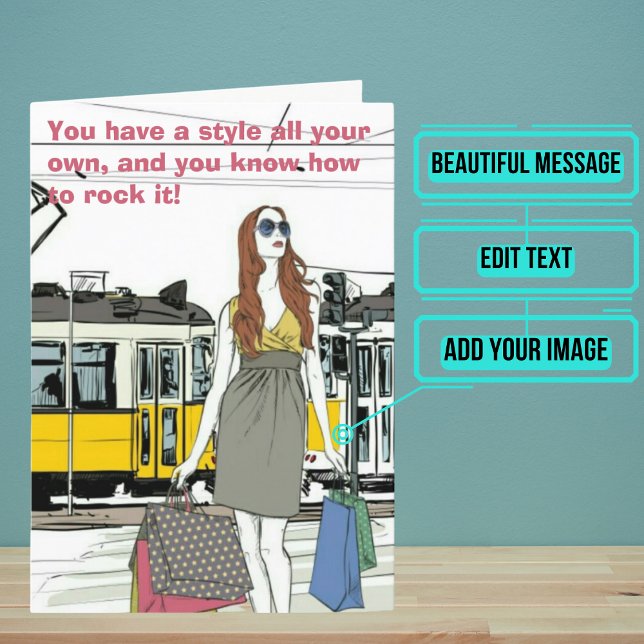 Tarjeta de cumpleaños para una sobrina de Guay (This cool card is specifically for that special niece in your life. )