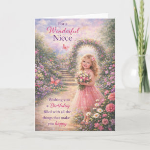Tarjeta de cumpleaños para una sobrina maravillosa