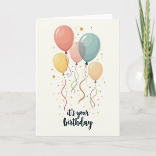 Tarjeta de cumpleaños Pastel